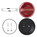 Miniatyrbild 5 av 7: Baklykta 3 funktioner 140mm LED med dynamiskt blinkljus