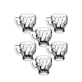 Pikkukuva 2 / 2: Lasisarja (6 kpl) CP0955GCL