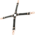 Miniatyrbillede 1 af 7: Coquette Chic Desire - Fantasy Vegan Læder Hog Tie