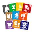 Miniatyrbillede 1 af 2: Plafor - Bin Sticker Sæt med 10 stk.
