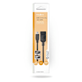 Miniatyrbillede 3 af 3: USB-adapter | USB 2.0 | Mini 5-Pin Han | USB-A Hun | 480 Mbps | OTG | 0.20 m | Runde | Nikkelplateret | Sort | Box