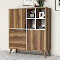 Miniatyrbild 3 av 4: Multi Purpose Cabinet Pulse - Valnöt, Vit