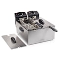 Miniatyrbillede 3 af 4: Frituregryde Dobbelt 2x3L 2x1800W Rustfri
