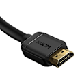 Miniatyrbillede 5 af 9: HDMI 2.0 kabel 4K 60 Hz 3D HDR 18 Gbps 1 m sort