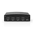 Miniatyrbillede 5 af 9: Digital Audio Switch | 4-vejs | Tilslutninger indgang: DC strøm / 4x TosLink | Tilslutninger udgang: TosLink Hun | Fjernbetjening / Manual / Trykknap