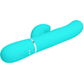 Miniatyrbild 5 av 11: Pretty Love - Perlita Multifunction 3 In 1 G-Spot Vibrator Aqua Green
