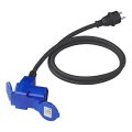 Miniatyrbillede 1 af 6: Adapterkabel 150cm 3x2,5mm² fra Schuko-stik til CEE-vinklet stik + Schuko-stik