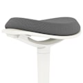 Miniatyrbillede 9 af 10: Pendelskammel, ergonomisk kontorstol, højdejusterbar arbejdsskammel, drejestol til kontor, mesh, grå