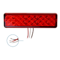 Miniatyrbillede 2 af 4: Baglygte 12/24V 2 funktioner 135x38mm LED med holder sort