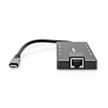 Pikkukuva 2 / 5: USB N Moniporttisovitin | USB 3.2 Gen 1 | USB-C™ Uros | HDMI™ Ulostulo / RJ45 Naaras / SD / 2x USB-C™ / 3.5 mm naaras / 3x USB-A Naaras | 5 Gbps | 0.2