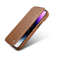 Miniatyrbillede 9 af 9: Lædercover til iPhone 14 med magnetisk klap MagSafe CE Premium Læder lysebrun