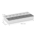 Miniatyrbild 4 av 6: 3-pack veckotablettask 7 dagar 2 fack