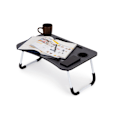 Miniatyrbillede 5 af 7: Laptop stativ til sengebord 60x40cm - Sort