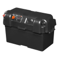 Miniatyrbillede 1 af 7: Batteriboks 35x18x20cm 2x USB - 1x 12V stikkontakt - Voltmeter