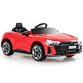 Miniatyrbild 1 av 5: Audi RS barnelbil med 2,4 G fjärrkontroll med musik och röda strålkastare