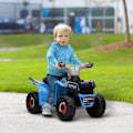 Miniatyrbillede 3 af 10: Elektrisk Børne-Quad, Mini-El-Quad Med Frem- Og Bakfunktioner, 6 V Elbil Til Børn 1,5-3 År, 2,5 Km/T, Blå