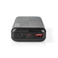 Miniatyrbillede 3 af 9: Powerbank | 20000 mAh | 1.5 / 2.0 / 3.0 A | Antal output: 2 | Output tilslutning: 1x USB-A / 1x USB-C™ | Input forbindels: 1x Micro USB / 1x USB-C™ |