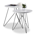 Miniatyrbillede 1 af 8: Sidebord, 2 stk, hvid