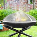 Miniatyrbillede 5 af 5: 40 tommer gnistskærm til bålplads, rustfrit stål, ringhåndtag