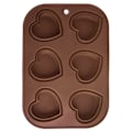 Miniatyrbillede 8 af 8: Hjerteformet silikoneform til bagning af muffins