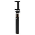 Miniatyrbillede 5 af 8: Højkvalitets teleskopisk Selfie stick 18-77cm sort