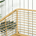 Miniatyrbillede 10 af 10: 4-Delt Havemøbelsæt, Siddesæt I Rattan Med Hynder, Siddegruppe Med 3 Lænestole, 1 Sofabord, Altanmøbler I Boho-Stil Til 4 Personer, Sand + Mørkegrå