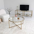 Miniatyrbillede 1 af 9: Sofabord Gold Sun S404