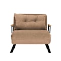Miniatyrbillede 2 af 7: 1-sæders sovesofa Sando Single - lysebrun v2