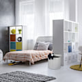 Miniatyrbillede 3 af 7: Taburet med opbevaringsplads str. L rund
