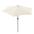 Miniatyrbillede 3 af 8: Sammenklappelig haveparasol, justerbar, 210 cm, beige
