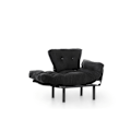 Miniatyrbillede 7 af 9: Wing Chair Nitta Single - Sort