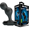 Miniatyrbillede 2 af 11: Mr Play - Sort Silikone Vibrator Anal Plug