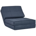 Miniatyrbillede 1 af 8: Gulvsofa, Sammenfoldelig Sovesofa, Gulvstol, 5-Trins Justerbar Klapstol, Sovesofa, Sovesofa, Enkelt Sofa, Mørkeblå, 61 X 73 X 58 Cm