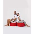 Pikkukuva 9 / 9: Garden Pouffe Pyöreä Pouf - punainen