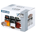 Pikkukuva 8 / 9: Maustesäiliö lasi 100 ml 24 kpl + 90 tarraa