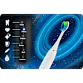 Pikkukuva 8 / 9: Berdsen Galaxy Duo Sonic -hammasharjasarja, 2 kpl