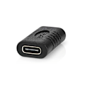 Miniatyrbild 1 av 5: USB-C™ Adapter | USB 3.2 Gen 2 | USB-C™ Hona | USB-C™ Hona | 4K@60Hz | 10 Gbps | Rund | Nickelplaterad | Svart | Kuvert
