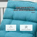 Miniatyrbillede 7 af 10: Gulvstol Justerbar Gulvsofa Drejelig Meditationsstol Relax Stol Lazy Sofa Dagligstue Kontor Blå