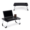 Miniatyrbillede 1 af 7: Laptop stativ til sengebord 60x40cm - Sort