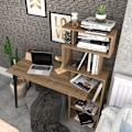 Miniatyrbillede 3 af 5: Studiebord Vina - Valnød