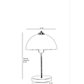 Miniatyrbillede 4 af 4: Bordlampe Lungo Eskitme Retro Başlıklı Masa Lambası