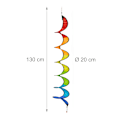 Miniatyrbillede 4 af 8: Rainbow vindklokke sæt med 2 stk