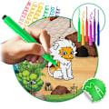 Miniatyrbild 5 av 9: Färgglad och flexibel ritmatta 120 x 90 x 0,3 cm Ricokids RK-344