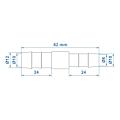 Miniatyrbillede 4 af 4: Vandslangereduktion lige 12x10mm pr stk