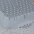 Miniatyrbillede 8 af 11: Genanvendelig non-stick indsats til varmluftfriture i grå silikone