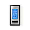 Miniatyrbild 5 av 9: Väderstation | Inomhus & utomhus | Inklusive trådlös vädersensor | Väderprognos | Tidsdisplay | LCD-skärm | Alarmklockfunktion