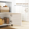 Pikkukuva 7 / 10: Keittiövaunu tarjoiluvaunu työtasolla, hyllyt, viinihyllyt, keittiökaappivaunu soft-close-saranoilla, kahva, keittiösaareke toimistoon, 83x40x83cm, ta