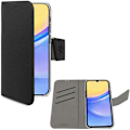 Miniatyrbillede 1 af 6: Wally Wallet Case Galaxy A15 4G / A15 5G Sort