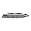 Pikkukuva 3 / 5: USB N Moniporttisovitin | USB 3.2 Gen 1 | USB-C™ Uros | HDMI™ Ulostulo / RJ45 Naaras / SD / 2x USB-C™ / 3.5 mm naaras / 3x USB-A Naaras | 5 Gbps | 0.2
