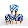 Pikkukuva 5 / 5: Pouffe Sky v2 - sininen, valkoinen